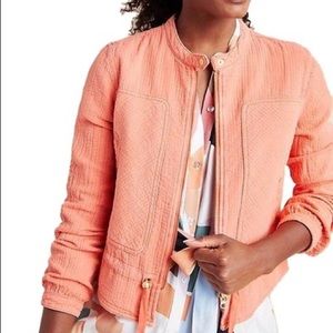 🔆NWOT Anthropologie Textured Moto Jacket - SP